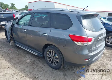 2015 Nissan Pathfinder S из США, поврежденный, VIN 5N1AR2MN3FC659737